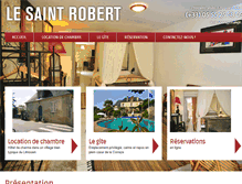 Tablet Screenshot of le-saint-robert.com